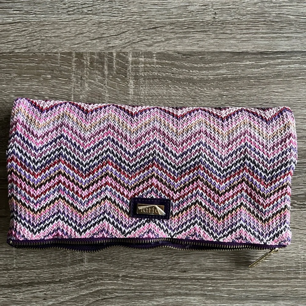 BUNDLE Tarte Amazon Escape Cheek Palette Eyeshadow Pouch